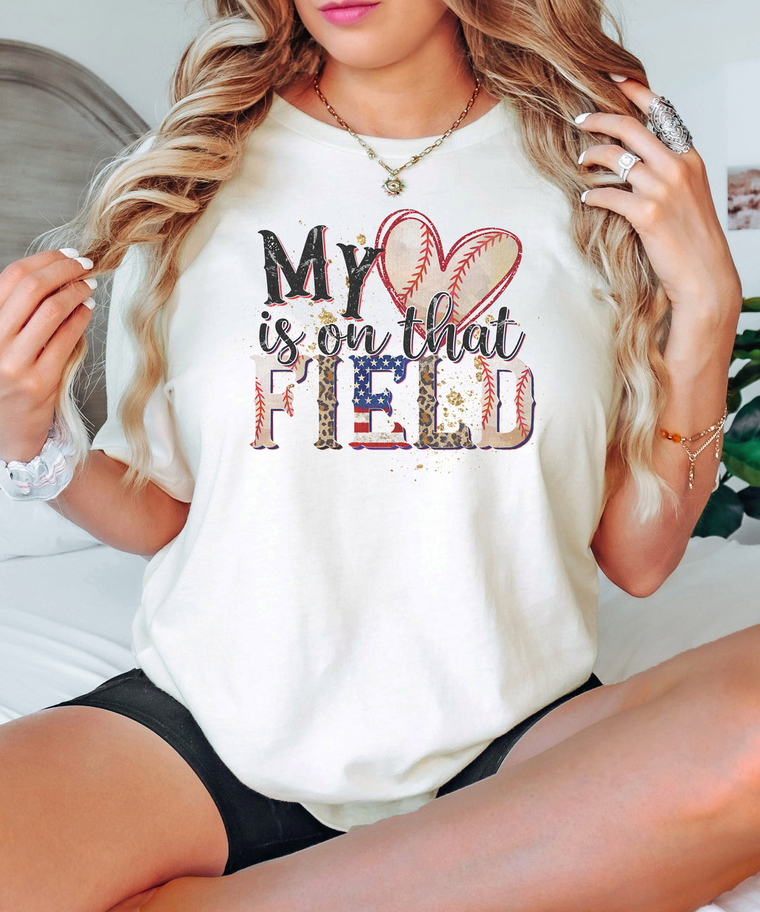 Glamfox - My Love Is On That Field Graphic Top