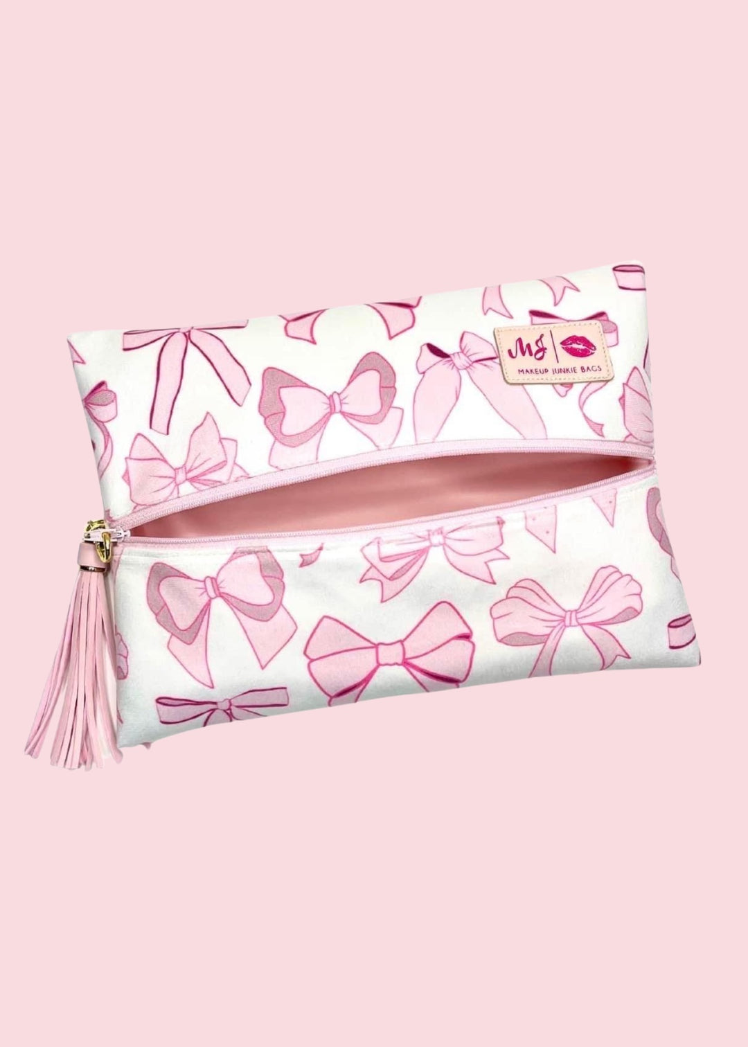 Makeup Junkie Bags - Bow Babe Flat Lay [Pre-Order]