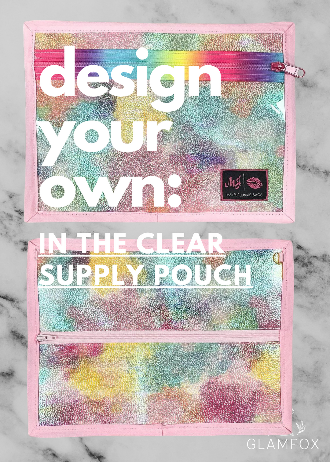 Makeup Junkie: Design-A-Bag - IN THE CLEAR SUPPLIES POUCH [Pre-Order]
