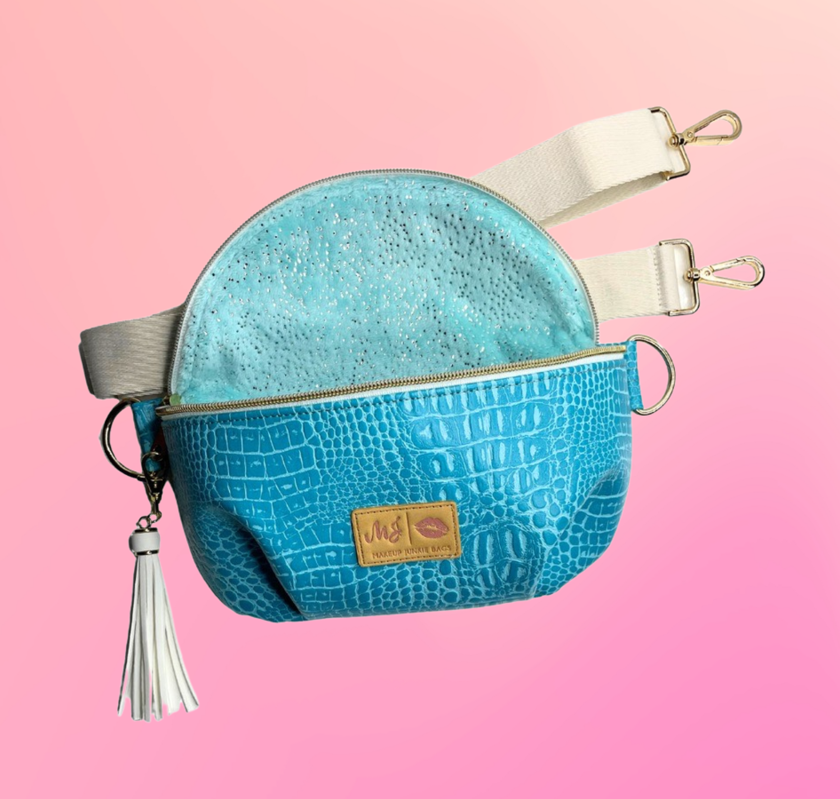 Makeup Junkie Bags Shade of Aqua Sidekick Limited Edition [PreOrder