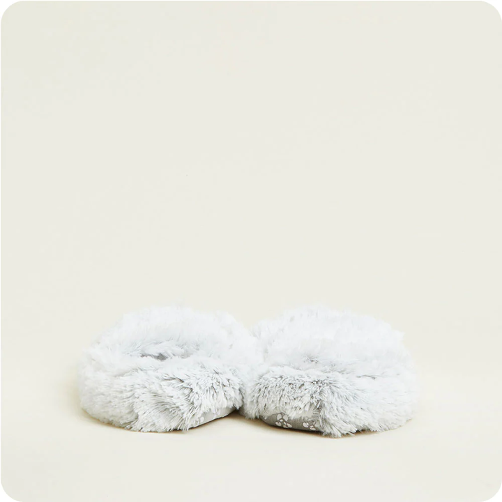 Warmies - Marshmallow Gray Slippers [Ready to Ship]