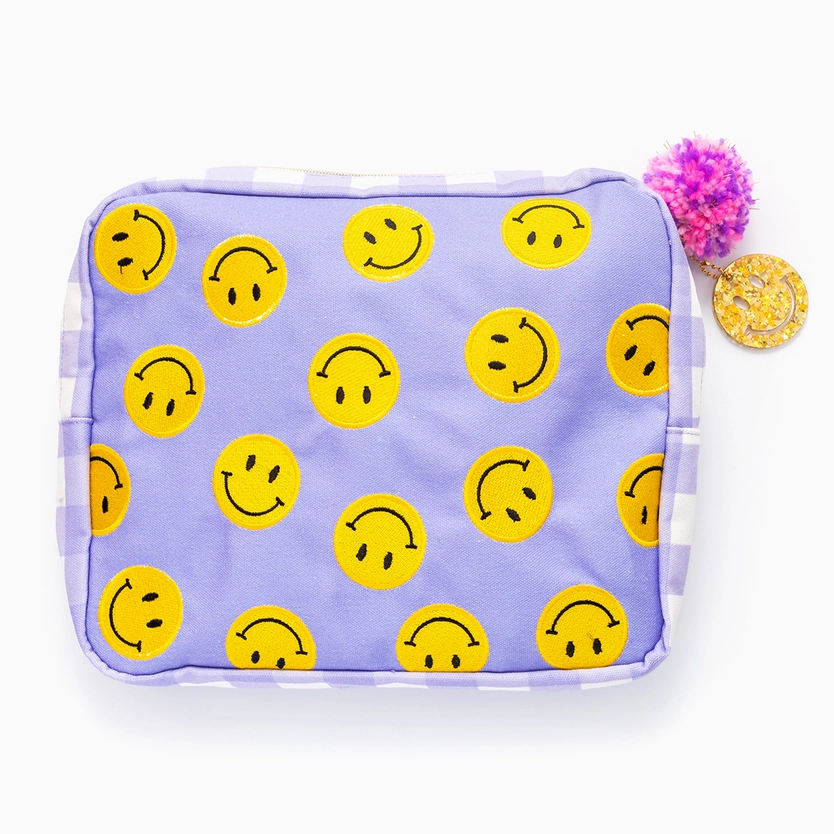 Taylor Elliot - Smiley Large Pouch