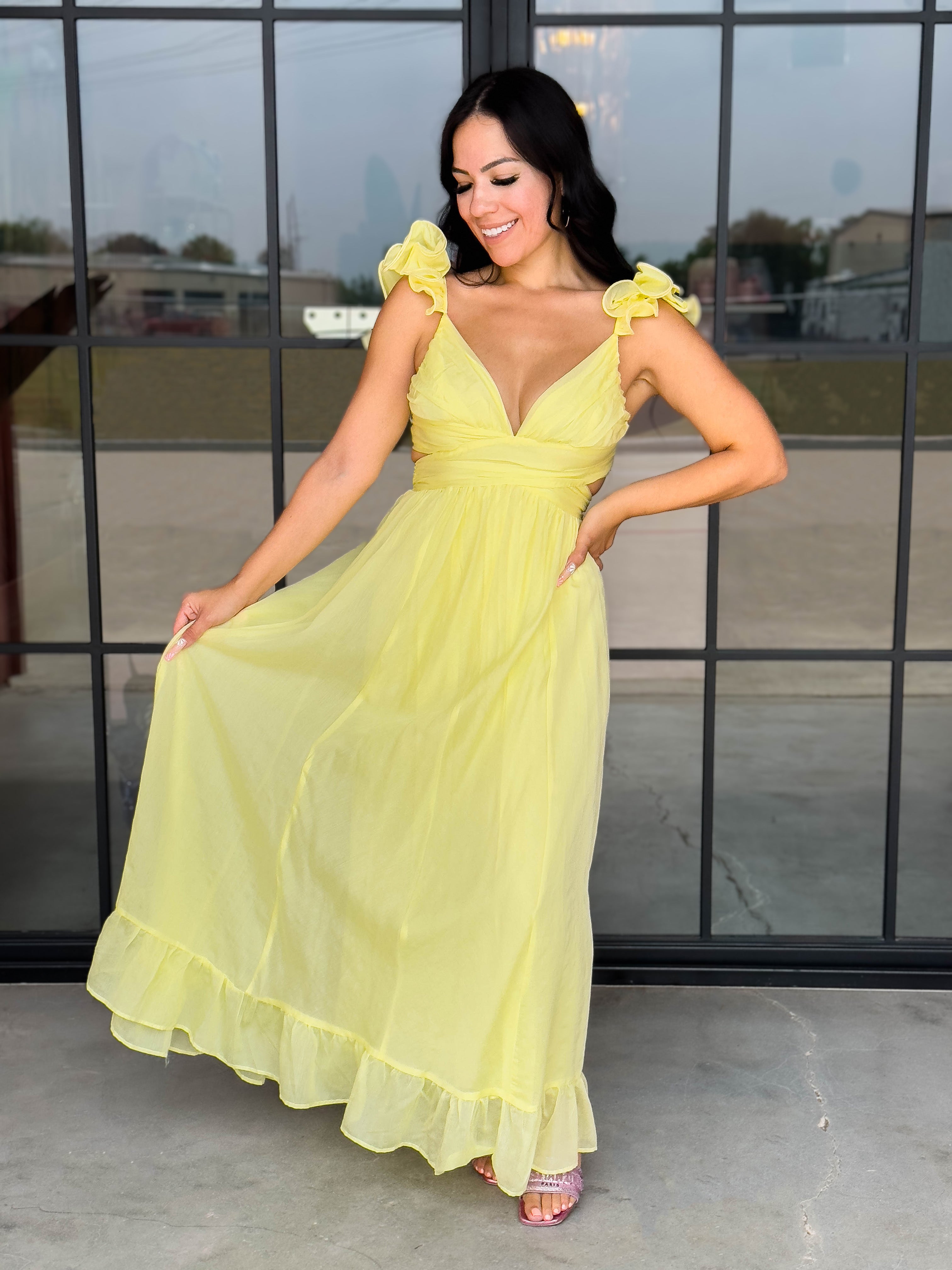 Glamfox - Sunshine Dress – Glamfoxboutique.com