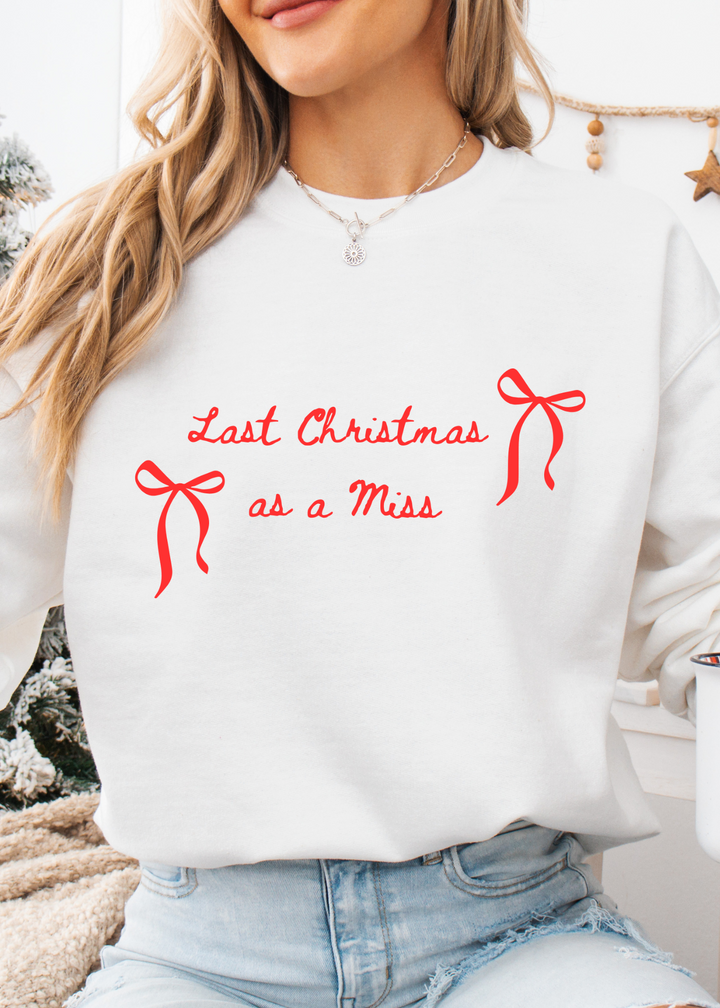 Glamfox  - Last Christmas as a Miss Graphic Crewneck