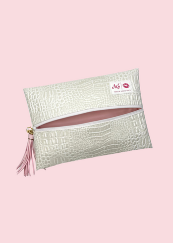 Makeup Junkie Bags - Shade of Pearl Flat Lay [Pre-Order]