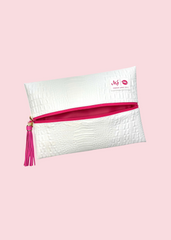 Makeup Junkie Bags - Shade of Alabaster Flat Lay [Pre-Order]