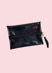 Makeup Junkie Bags - Audrey Hepburn Clear Top Flat Lay [Pre-Order]