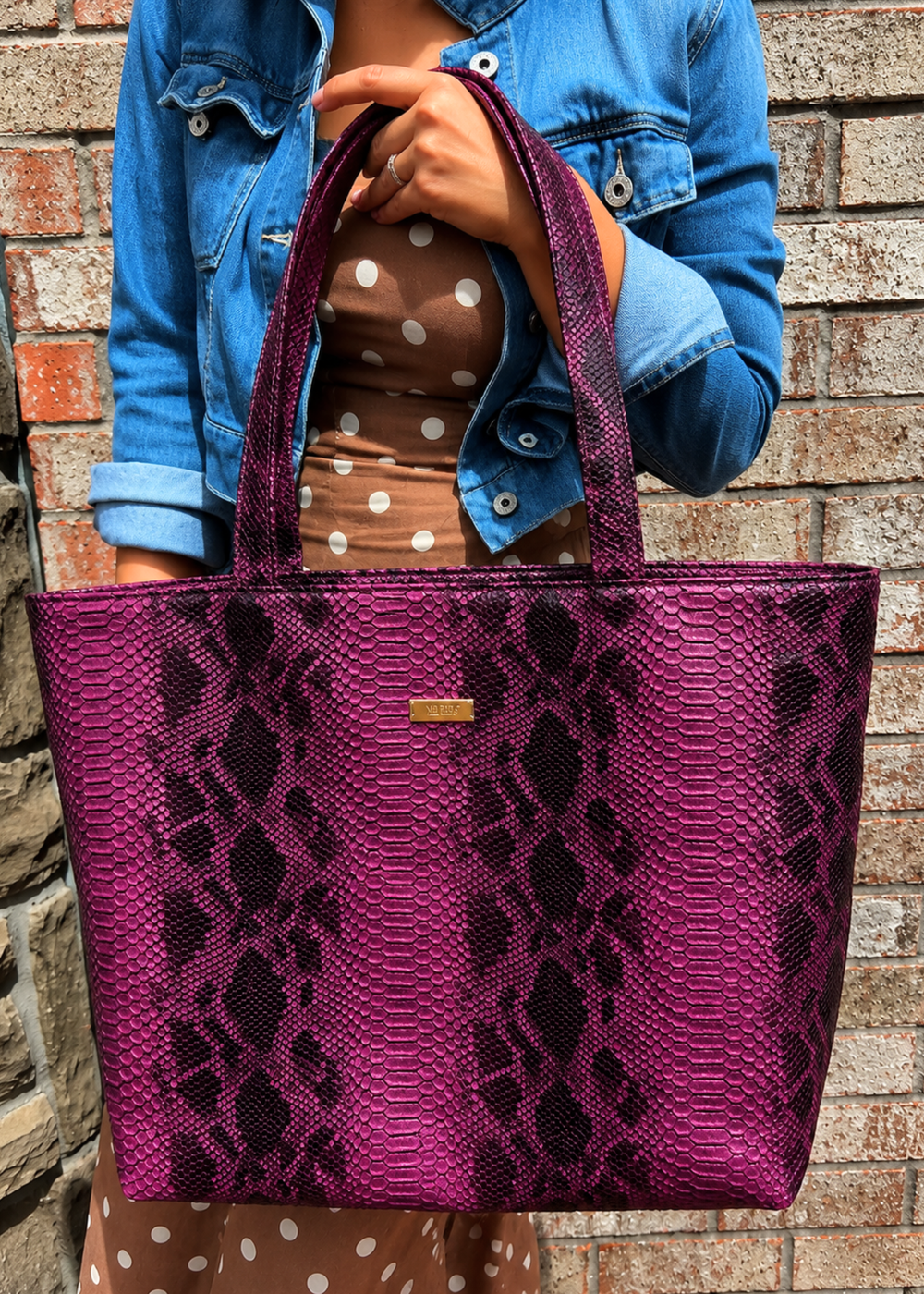 Makeup Junkie Bags - Plum Copperazzi Tote [Pre-Order]
