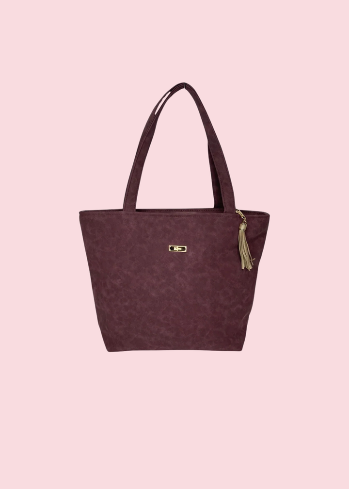 Makeup Junkie Bags - Suede Soul Bordeaux Luxe Travel Bags [Pre-Order]