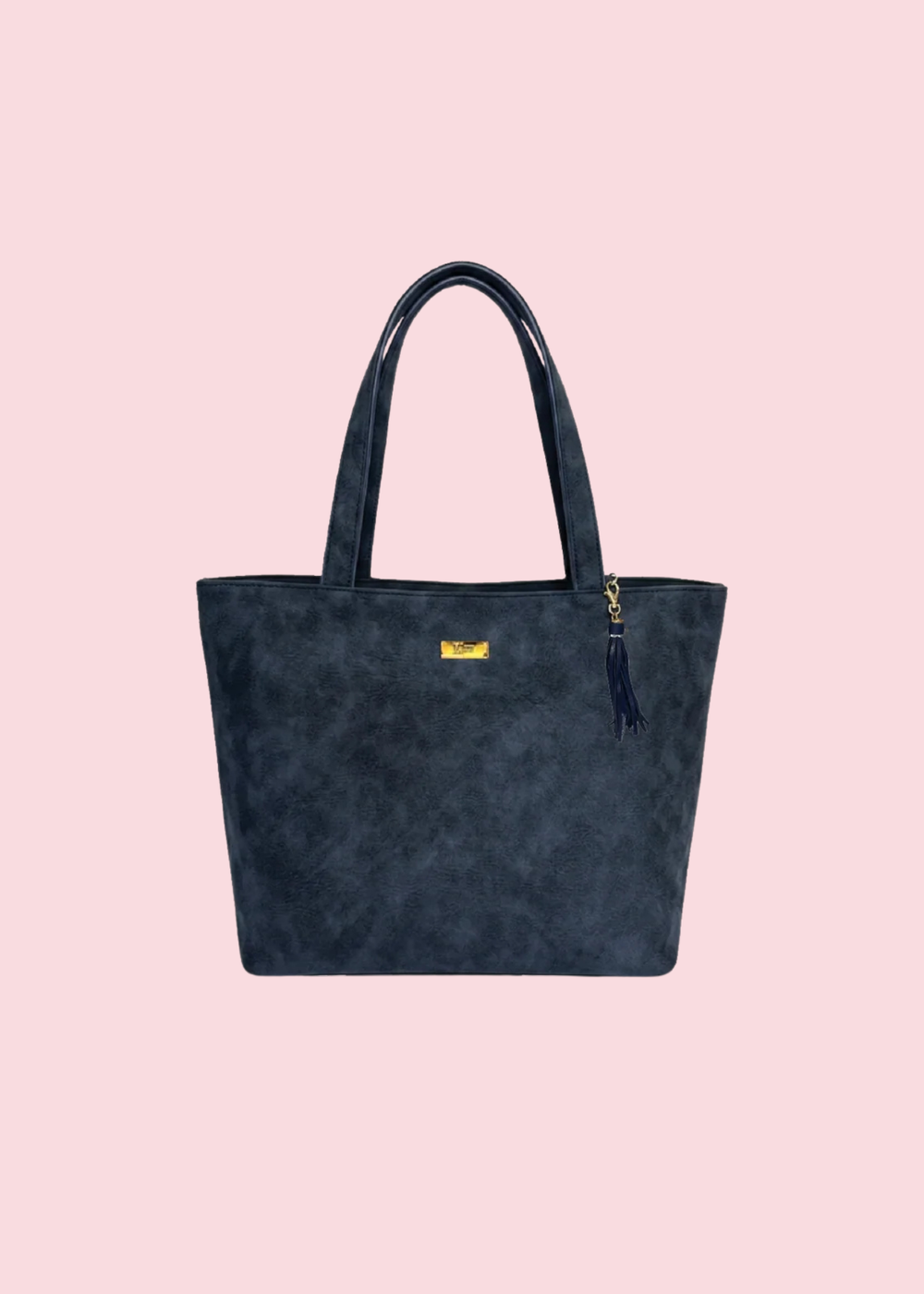 Makeup Junkie Bags - Suede Soul Sapphire Luxe Tote Bags [Pre-Order]