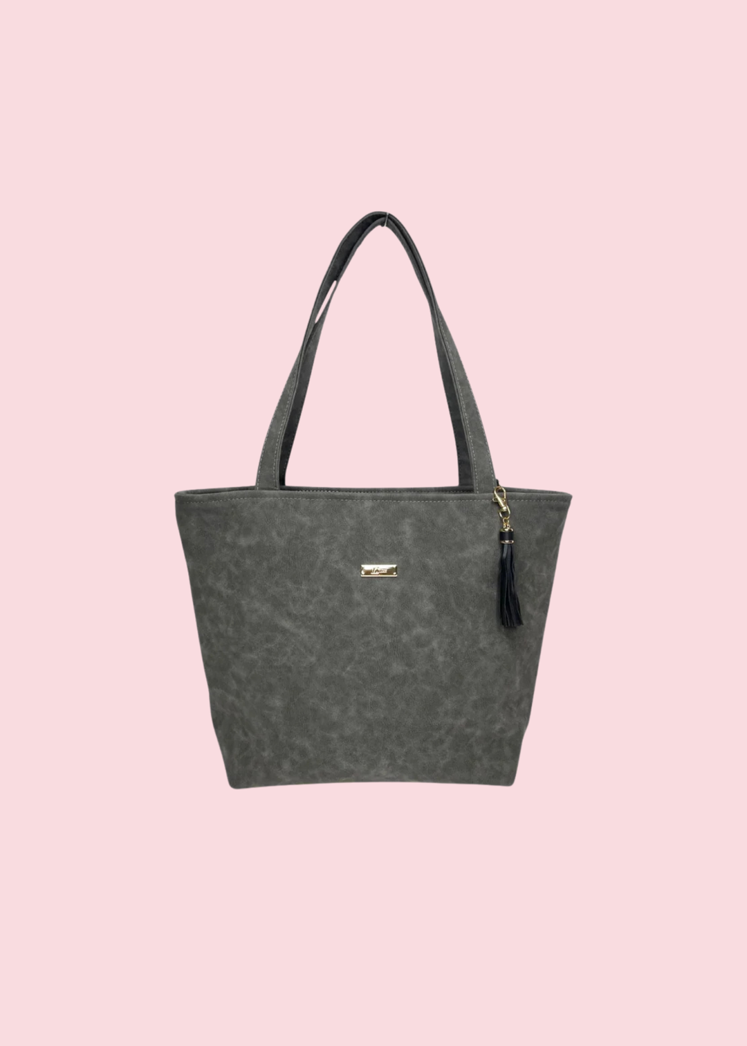 Makeup Junkie Bags - Suede Soul Graphite Luxe Tote Bags [Pre-Order]