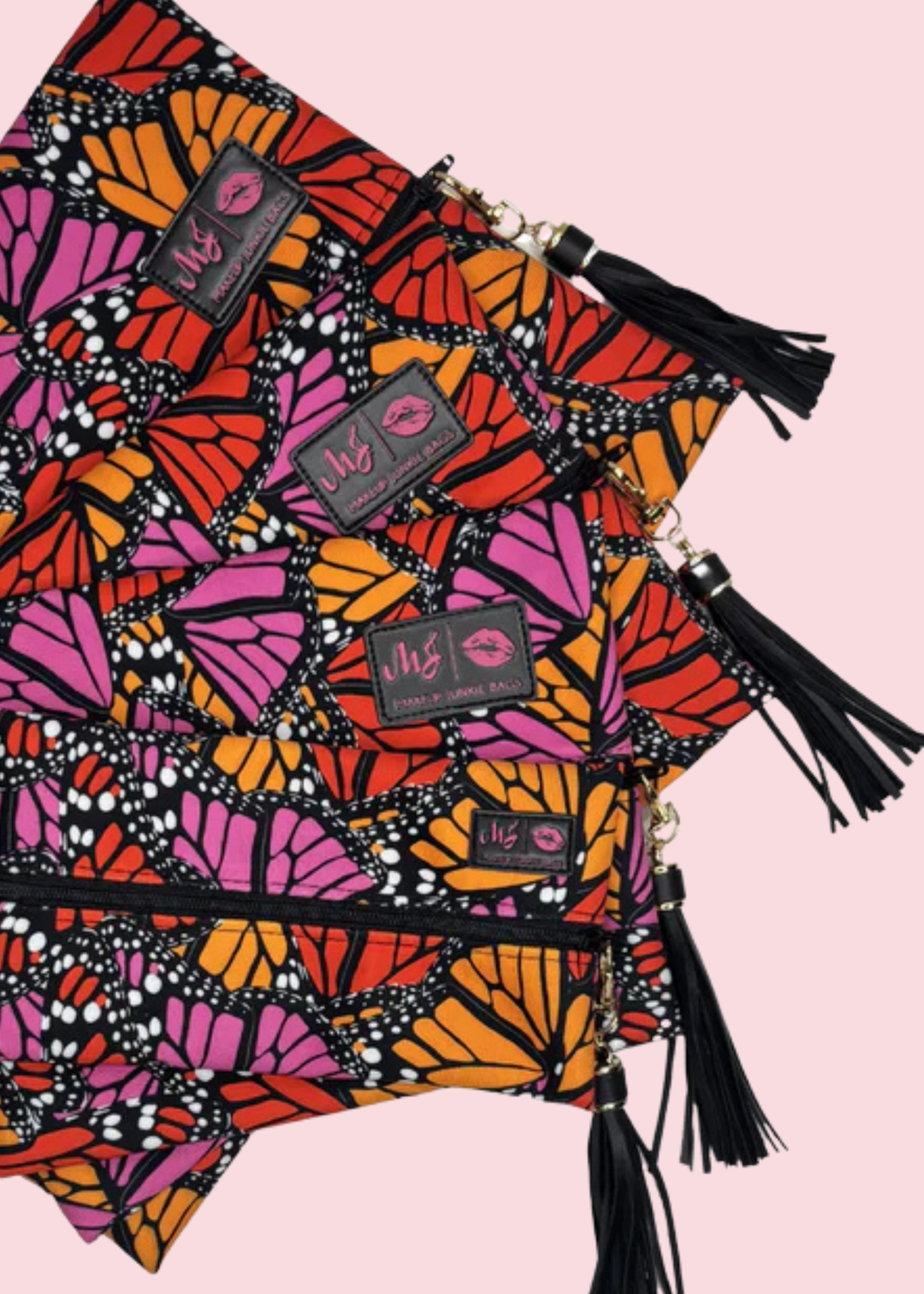 Makeup Junkie Bags - Monarch Muse Travel Bags [Pre-Order]