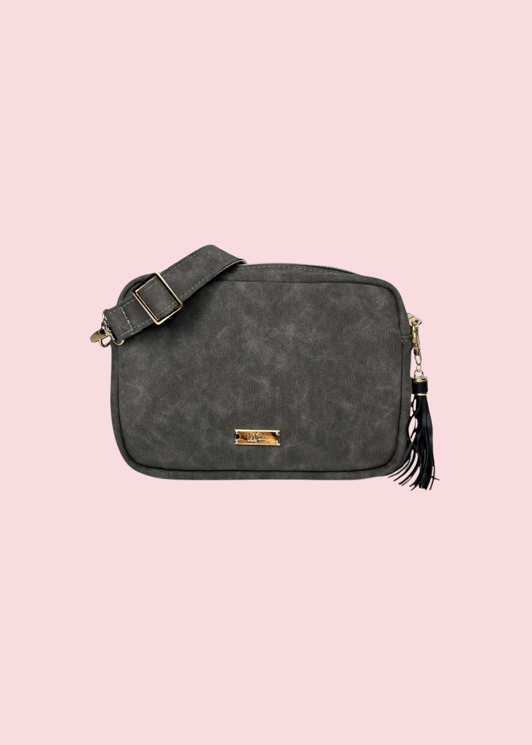 Makeup Junkie Bags - Suede Soul Graphite Luxe Travel Bags [Pre-Order]