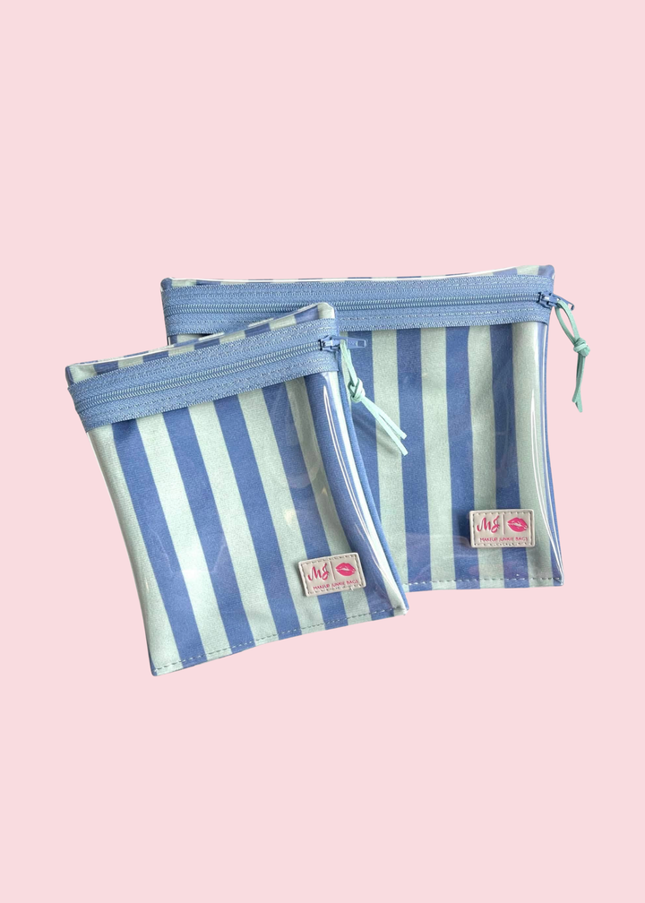 Makeup Junkie Bags - Sea Glass Travel Bags [Pre-Order]