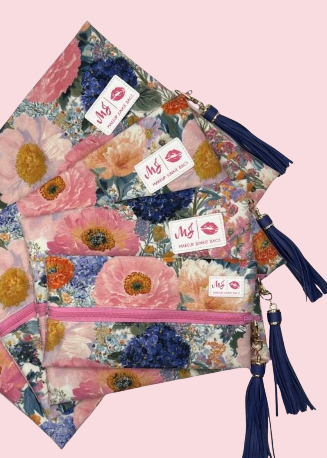 Makeup Junkie Bags - Garden Of Grace Travel Bags [Pre-Order]