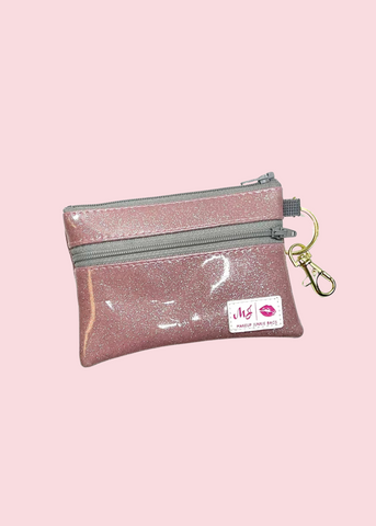 Makeup Junkie Bags - Glitter Ballerina Zip It [Ready to Ship]