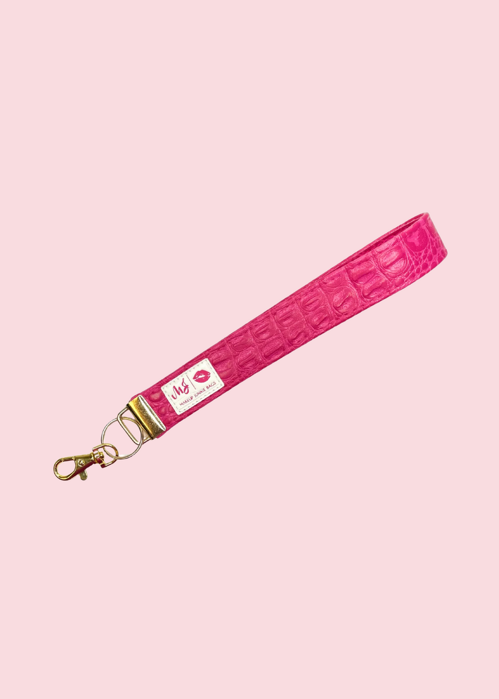 Makeup Junkie Bags - Shade of Dolly Keychain Wrist Strap