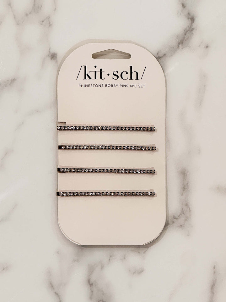 Kitsch - Mini Rhinestone Creaseless Clips 2pc Set