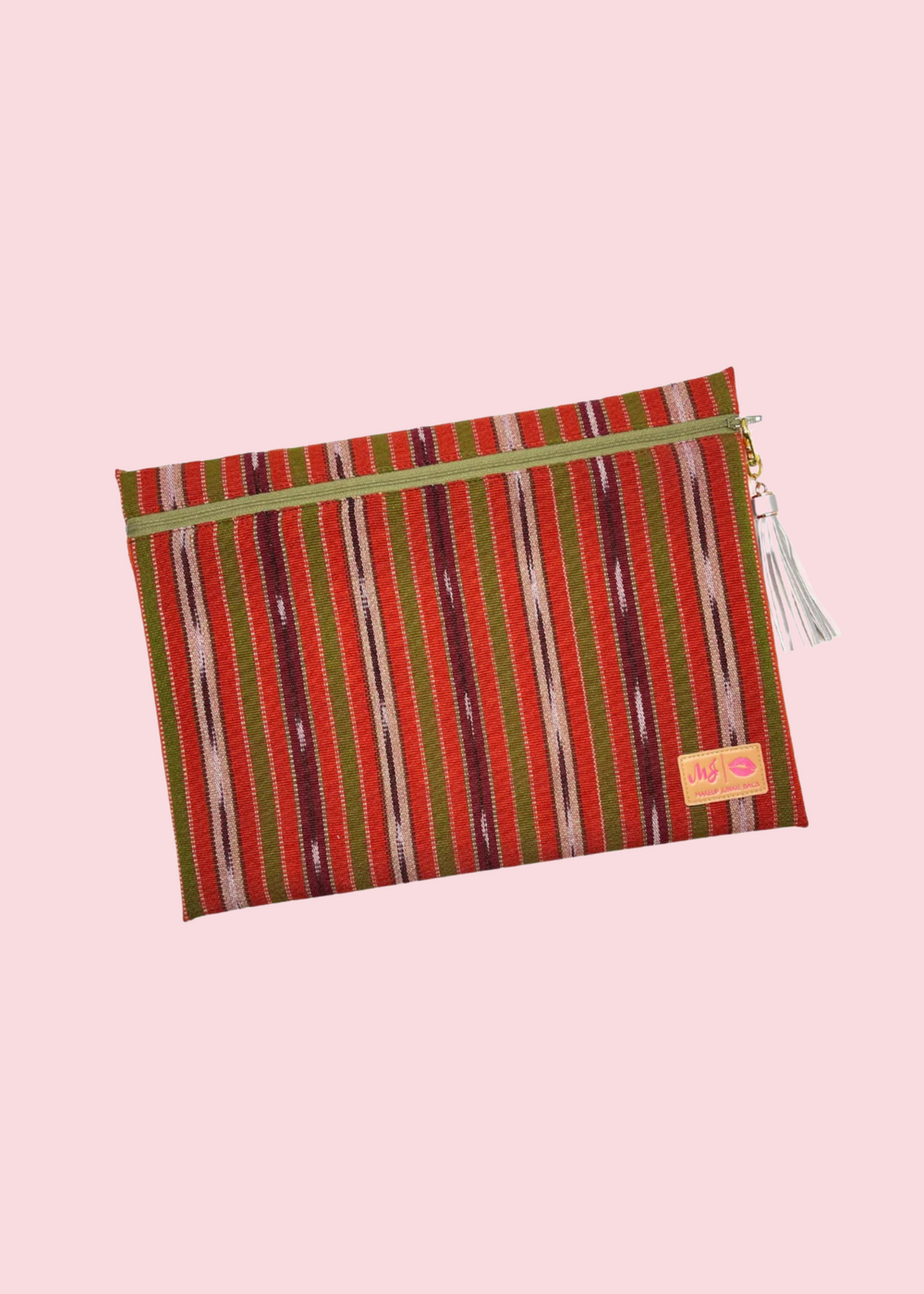 Makeup Junkie Bags - Mezcal Jumbo Top Zip Flat Lay [Pre-Order]