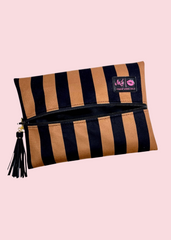 Makeup Junkie Bags - Cabana Onyx Flat Lay [Ready To Ship]