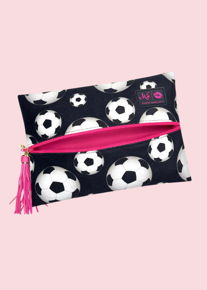 Makeup Junkie Bags - Sports Fan Soccer Travel Bags [Pre-Order]