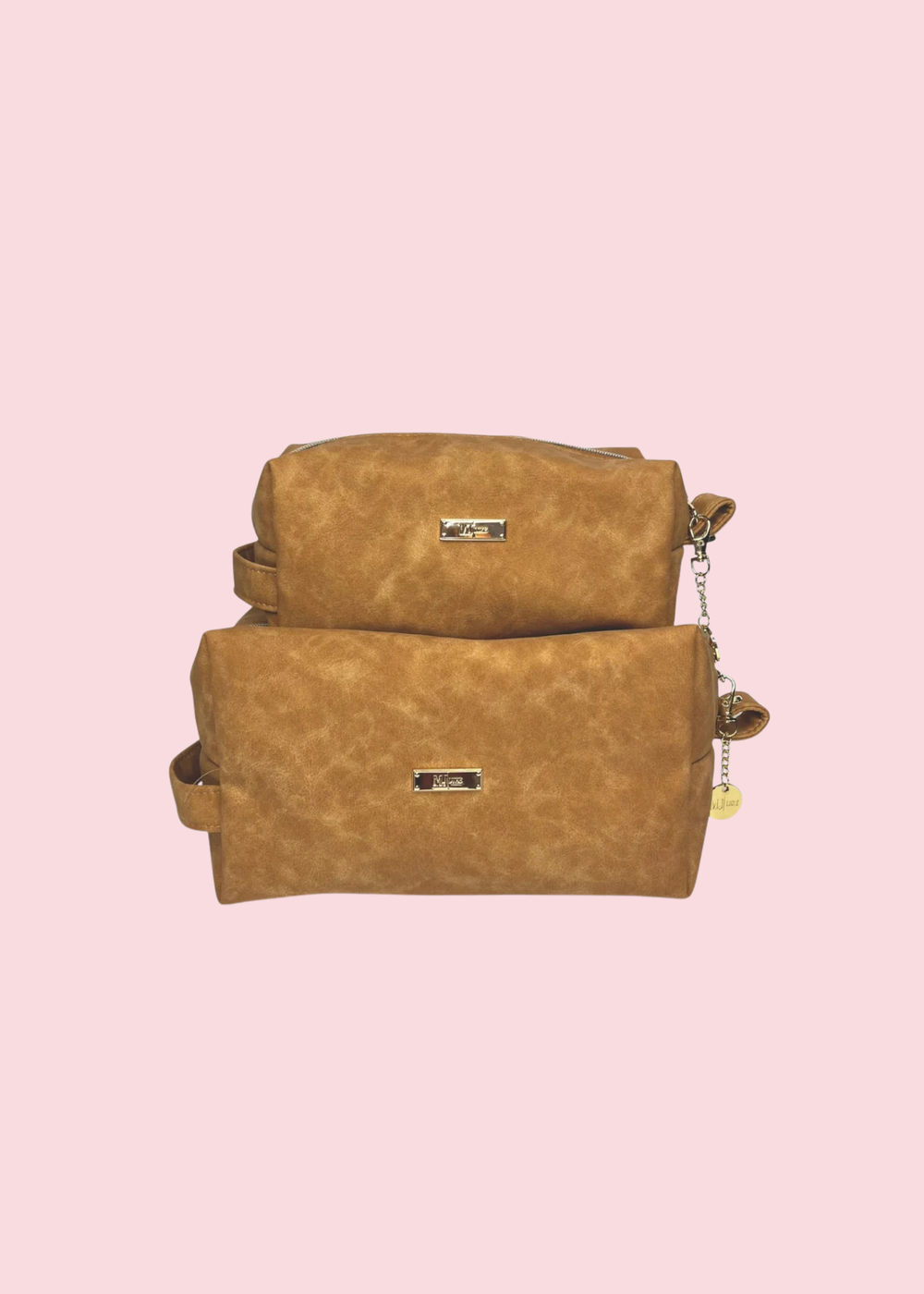 Makeup Junkie Bags - Suede Soul Amber Luxe Bobbie Bags [Pre-Order]