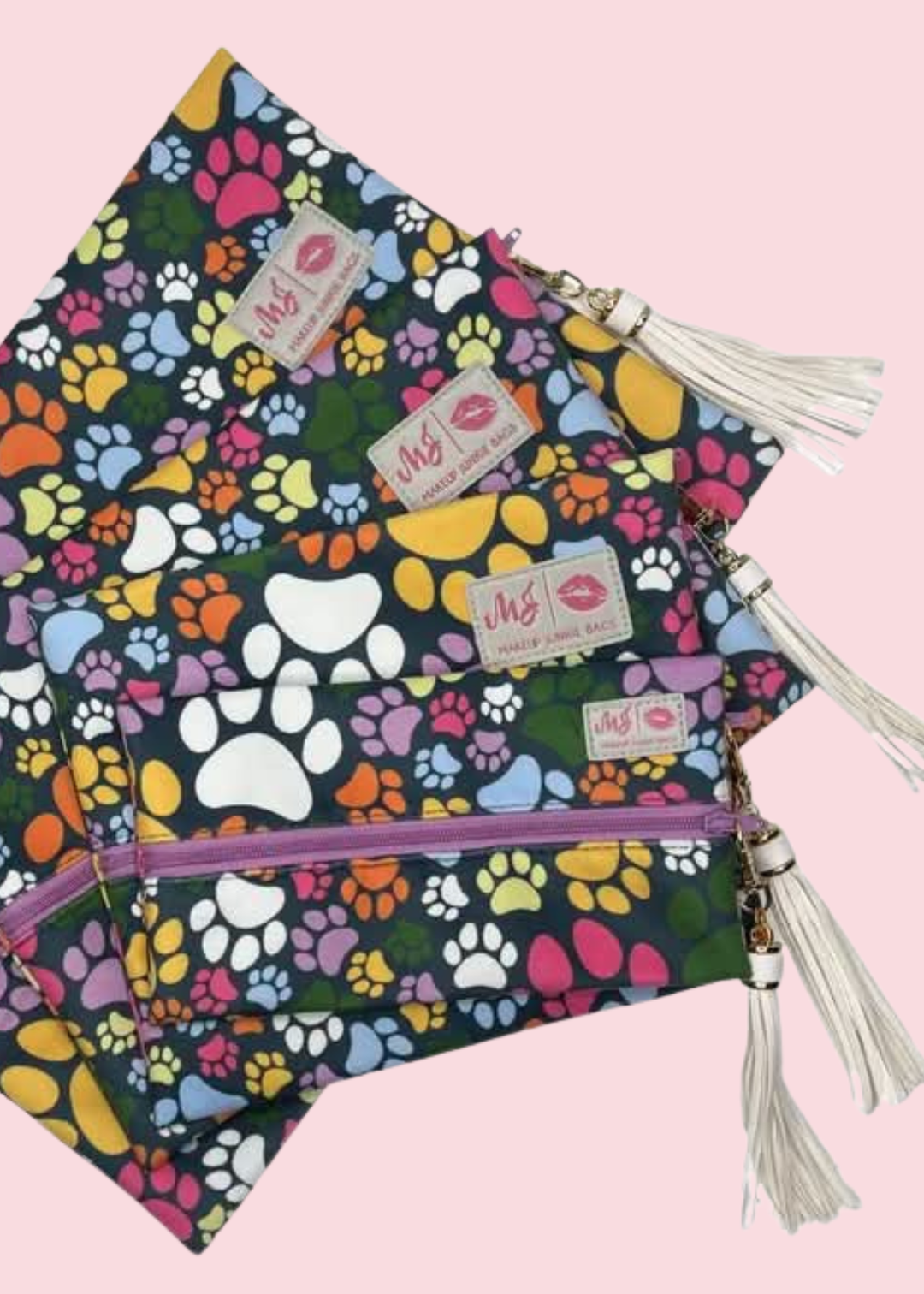 Makeup Junkie Bags - Pawfully Chic Travel Bags [Pre-Order]