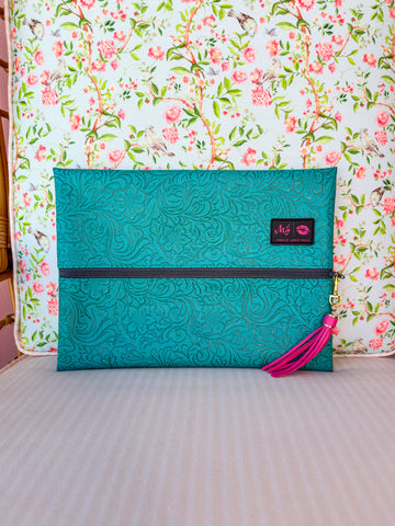 Makeup Junkie Bags - Turquoise Dream [Ready to Ship]