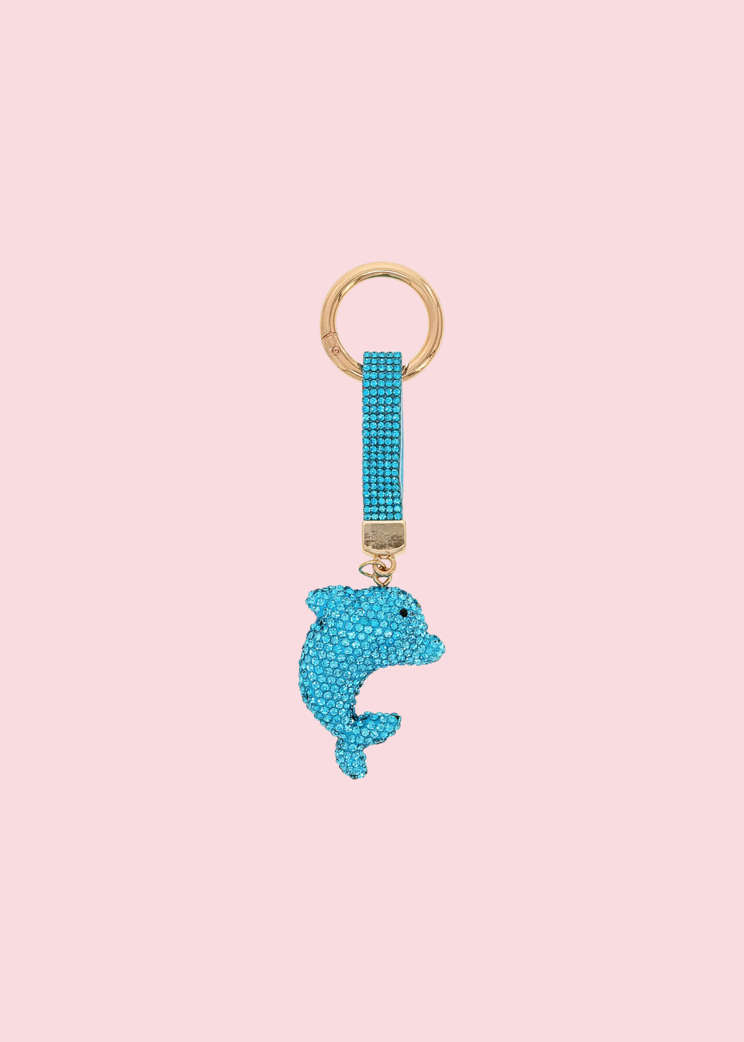 Glamfox - Dolphin Bling Bag Charm