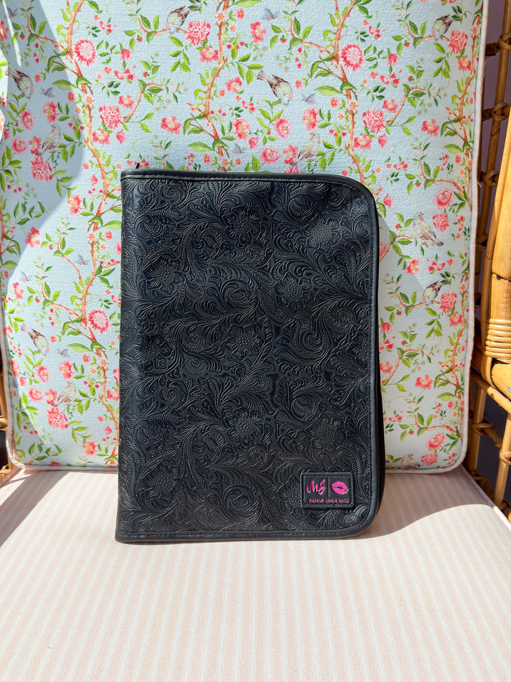 Makeup Junkie Bags - Bridal Onyx Padfolio [Ready to Ship]