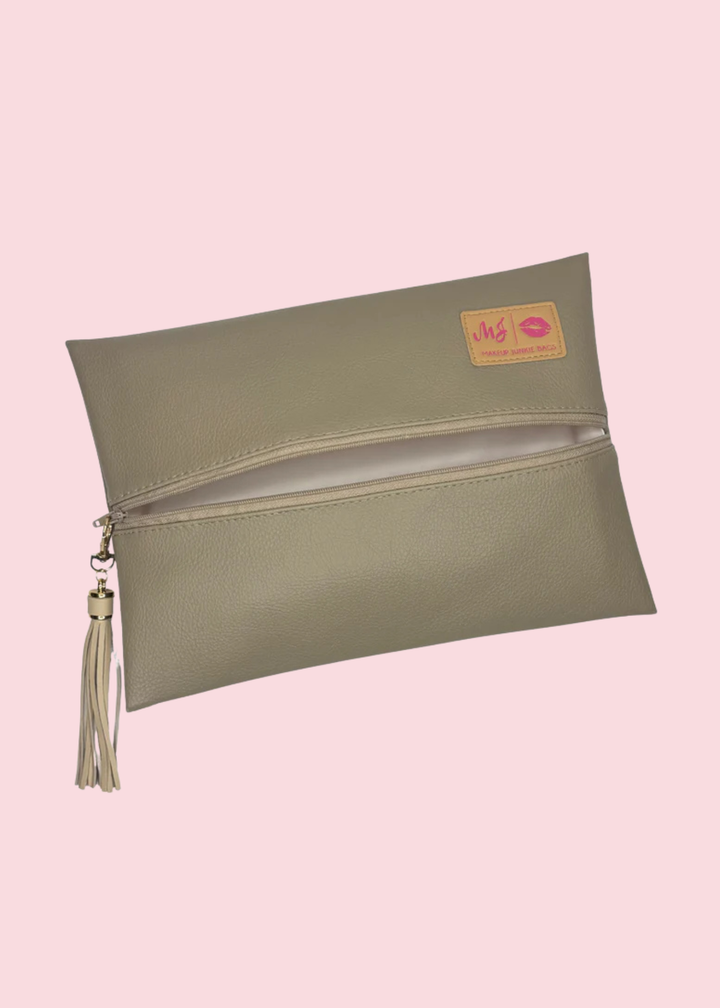 Makeup Junkie Bags - Taupe Notch Travel Bags [Pre-Order]