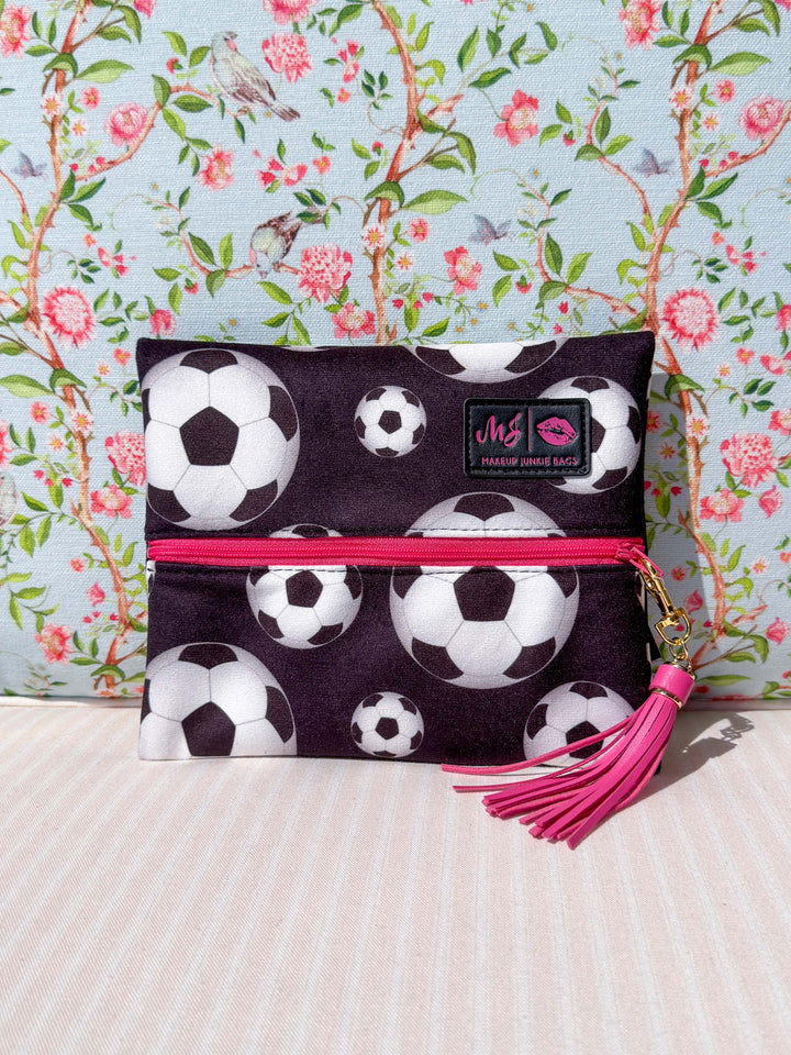 Makeup Junkie Bags - Sports Fan Soccer Travel Bags [Pre-Order]