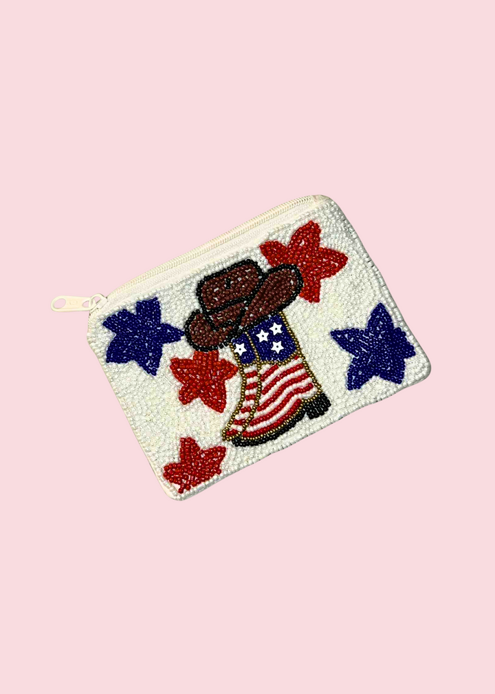 All That Glitterz - Bling Beaded Zippy Pouch