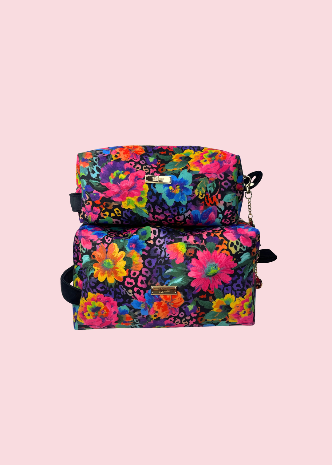 Makeup Junkie Bags - Happy Hour Flower Bobbie Bags [Pre-Order]
