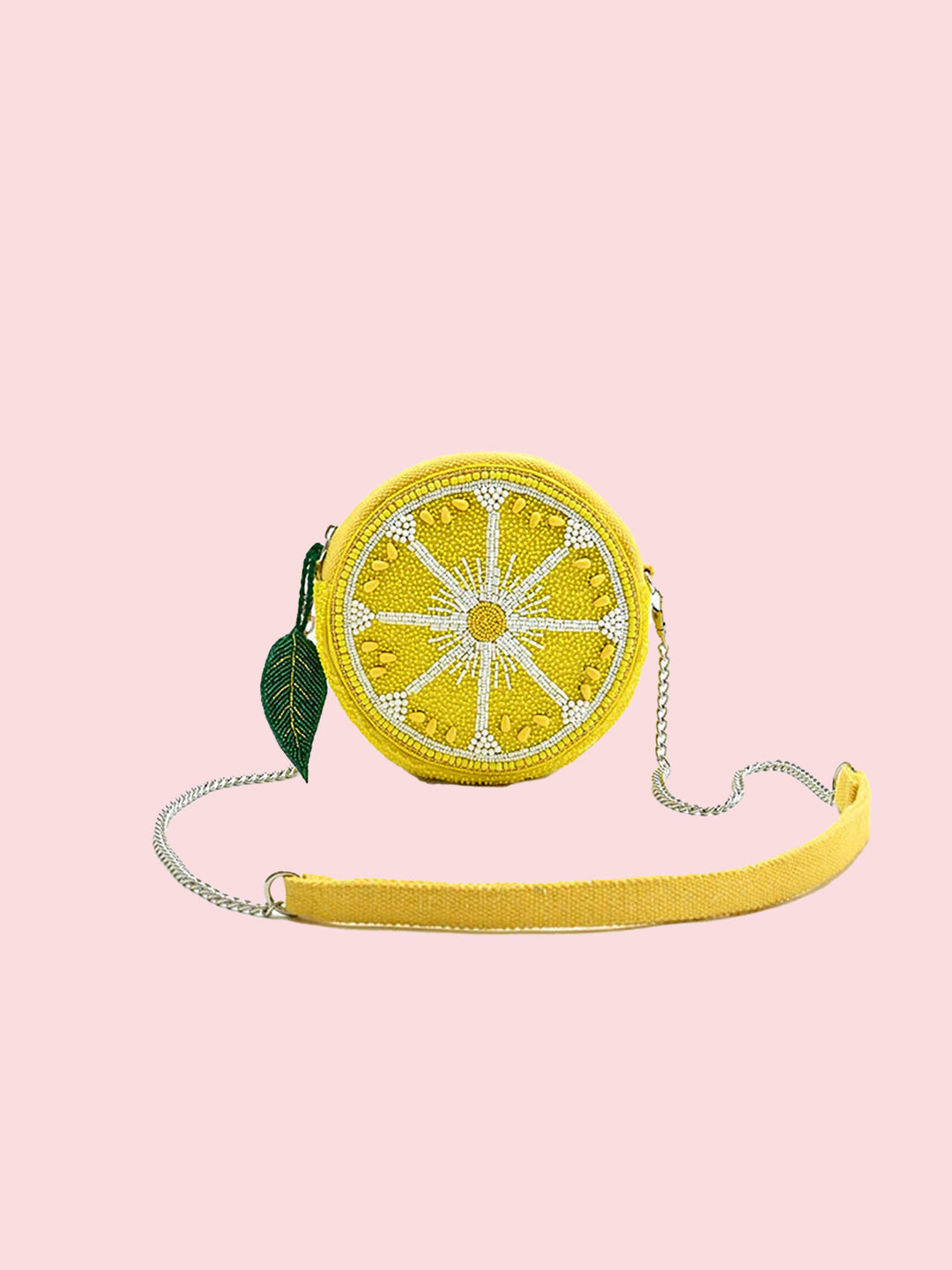 America & Beyond - Make Lemonade Round Crossbody Bag [Ready to Ship]