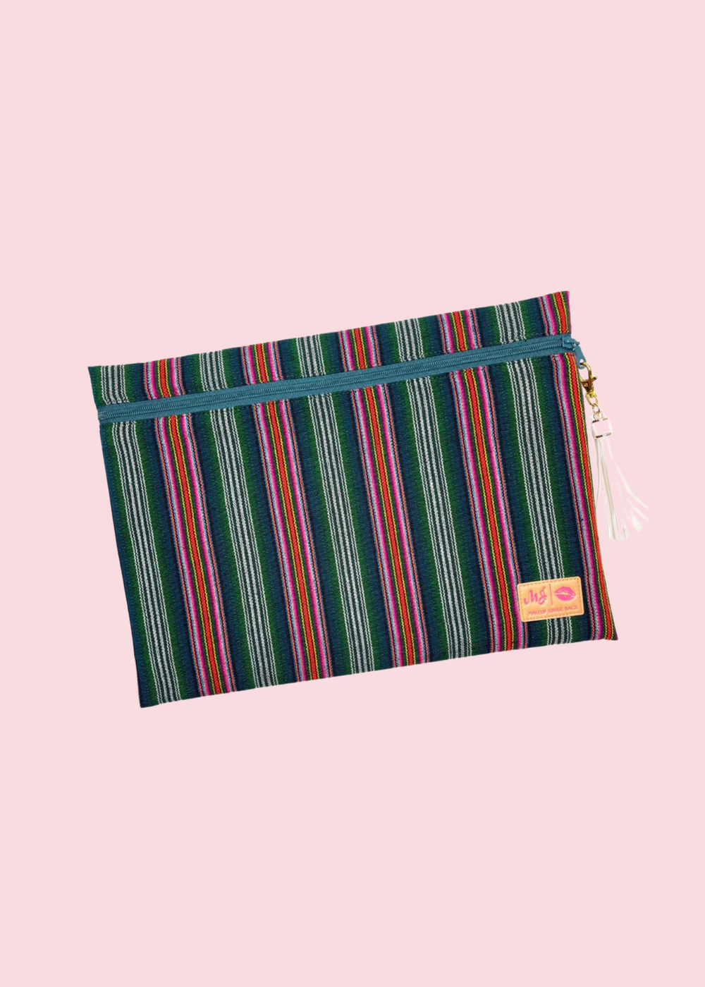 Makeup Junkie Bags - Vallarta Jumbo Top Zip Flat Lay [Pre-Order]