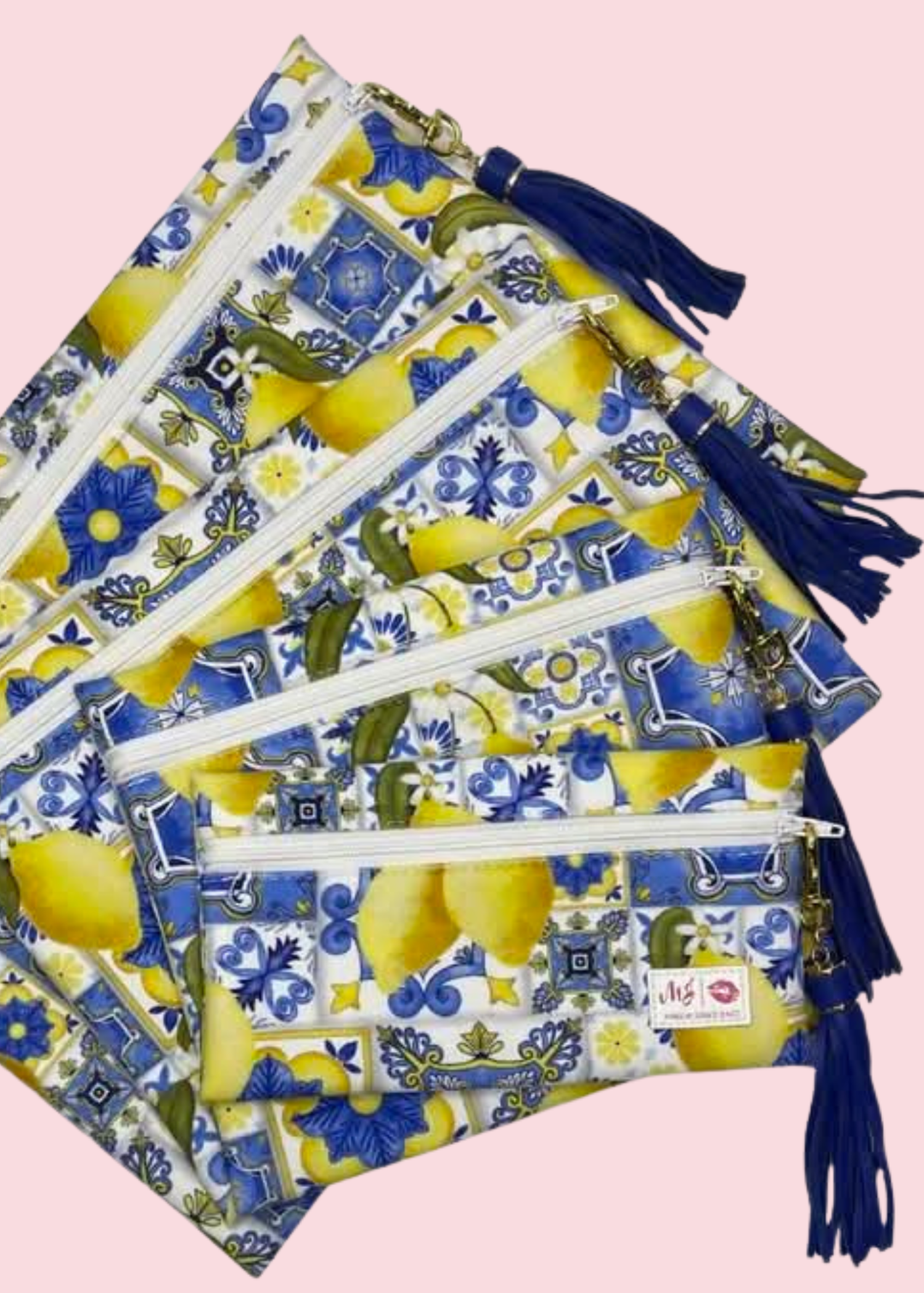 Makeup Junkie Bags - Coastal Citrus Travel Bags [Pre-Order]