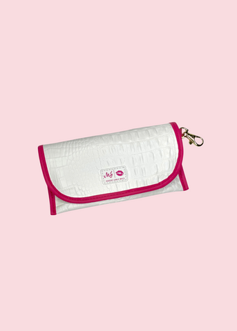 Makeup Junkie Bags - Shade of Alabaster Sunglass Case [Pre-Order]