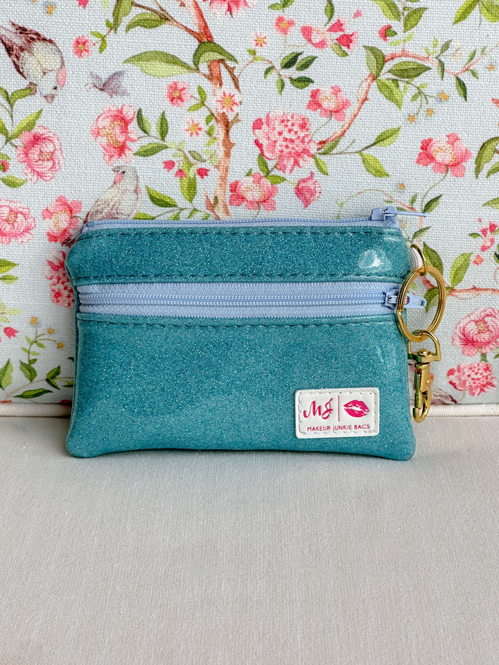 Makeup Junkie Bags - Tiffany Glitter Mermaid Zip It [Ready to Ship]