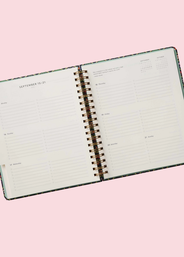 Rifle Paper Co. - Estee 2024-2025 17-Month Academic Hardcover Spiral Planner