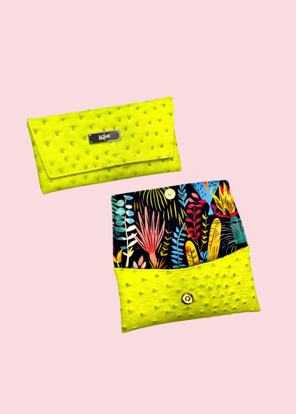 Makeup Junkie Bags - Electric Ostrich Luxe Sunglass Case [Pre-Order]