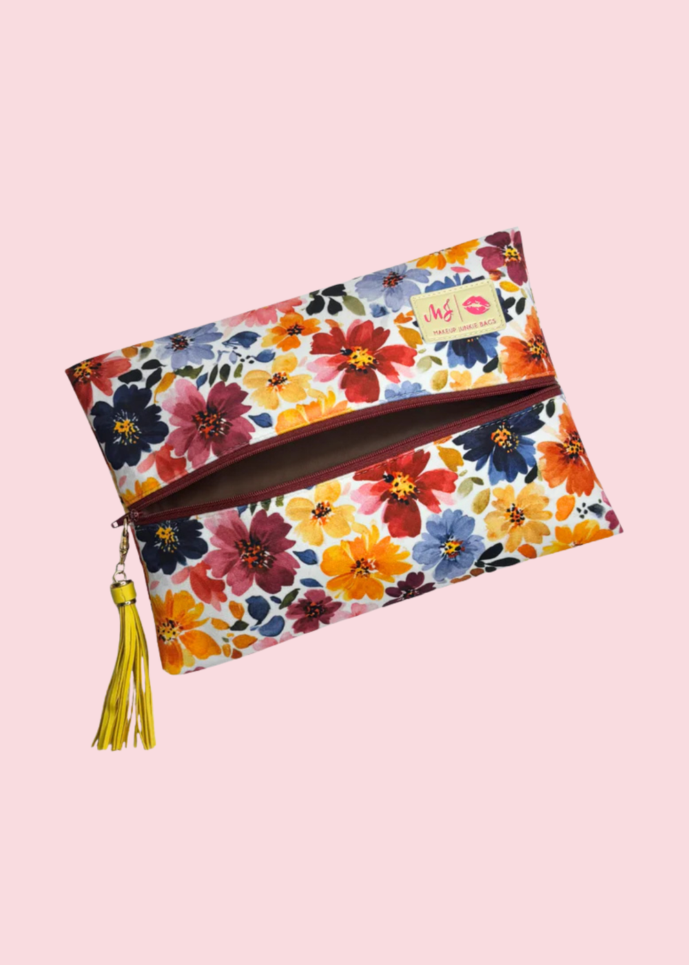 Makeup Junkie Bags - Sangria Bloom Travel Bags [Pre-Order]