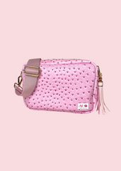 Makeup Junkie Bags - Blush Ostrich Uptown [Pre-Order]