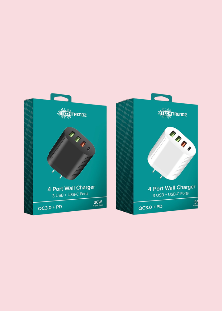 Tech Trendz - Black 36W Wall Adapter