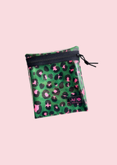 Makeup Junkie Bags - Kelly Leopard Zippy Pouch [Pre-Order]