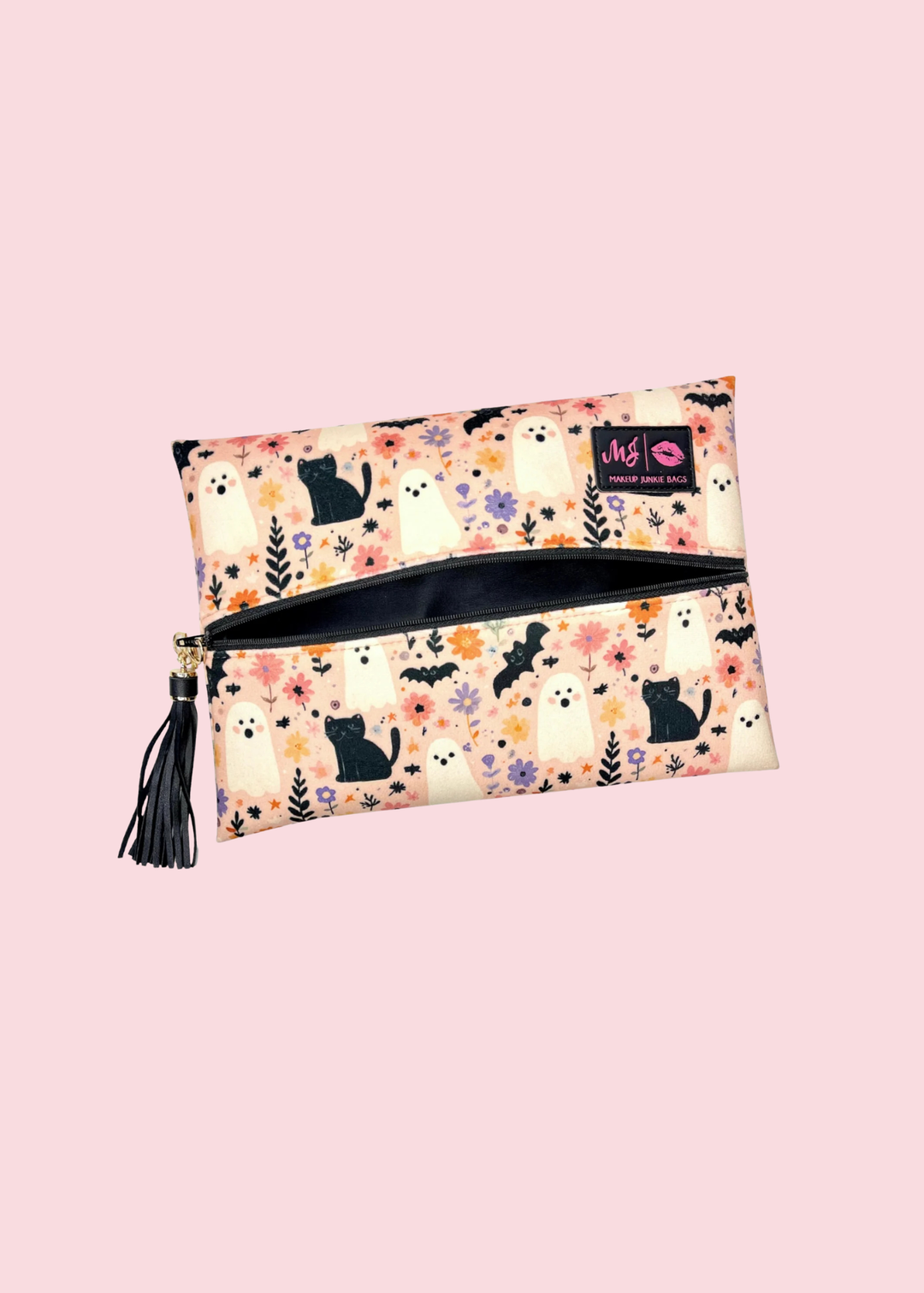 Makeup Junkie Bags - Black Cat Energy Travel Bags [Pre-Order]