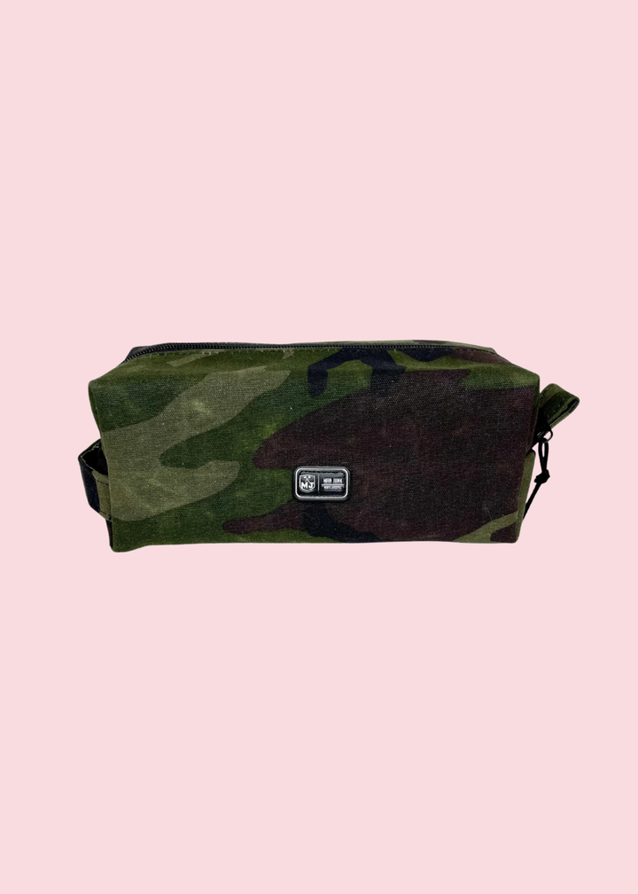 Man Junk Bags - The Waved Canvas Camo Bobbie Bag [Pre-Order]