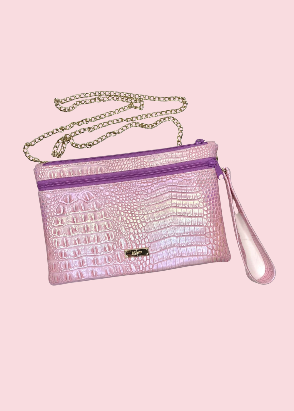 Makeup Junkie Bags - Sugar Plum Demi Luxe Clutch Glamfox Custom [Pre-Order]