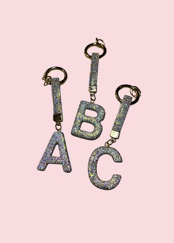 All That Glitterz - Bling Bling Letter Key Chains