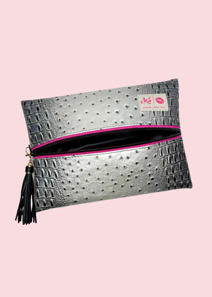 Makeup Junkie Bags - Chrome Pink 30A Travel Bags [Pre-Order]